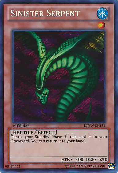 Sinister Serpent [LCYW-EN154] Secret Rare | Amazing Games TCG