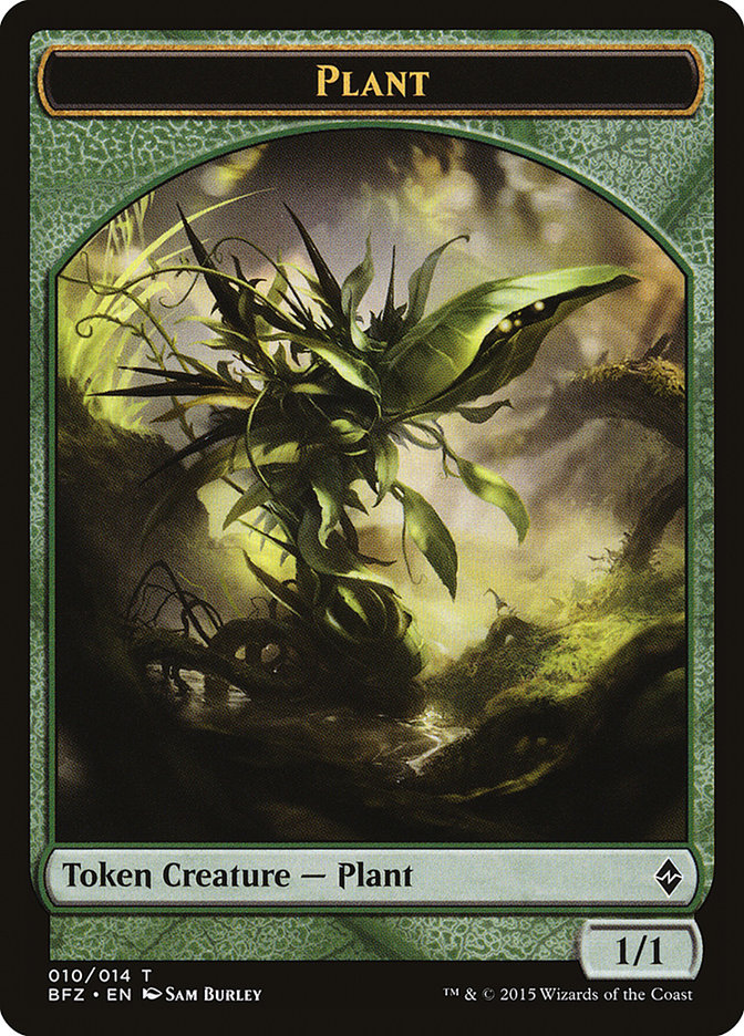 Plant [Battle for Zendikar Tokens] | Amazing Games TCG