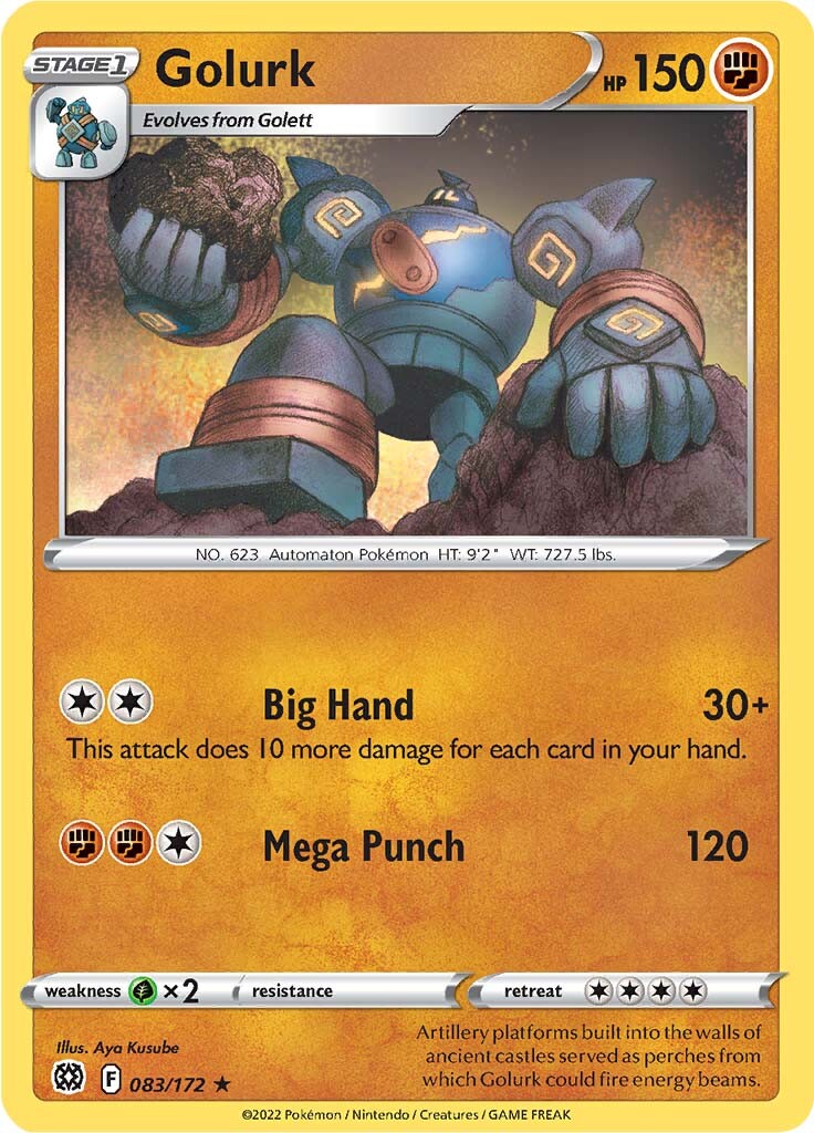 Golurk (083/172) [Sword & Shield: Brilliant Stars] | Amazing Games TCG