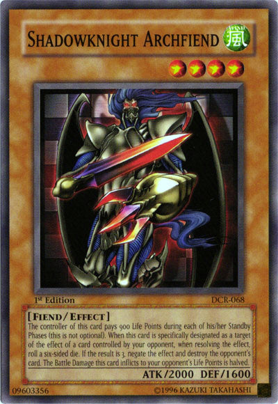 Shadowknight Archfiend [DCR-068] Common | Amazing Games TCG