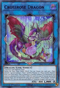 Crossrose Dragon (Blue) [LDS2-EN114] Ultra Rare | Amazing Games TCG