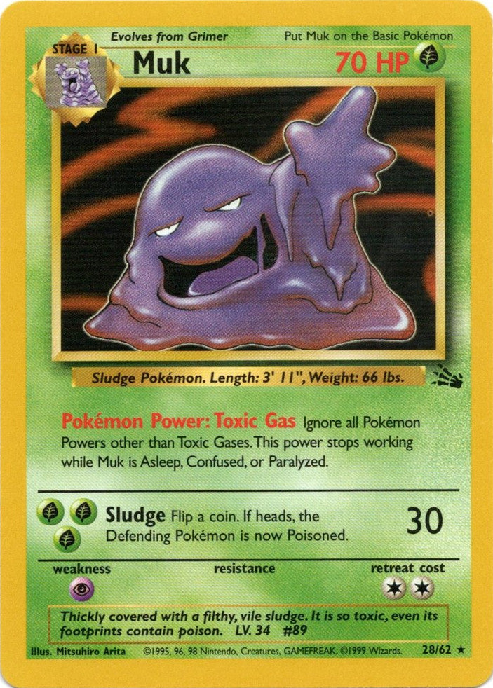 Muk (28/62) [Fossil Unlimited] | Amazing Games TCG
