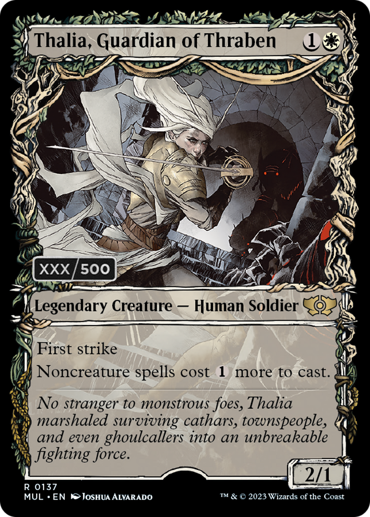 Thalia, Guardian of Thraben (Serialized) [Multiverse Legends] | Amazing Games TCG