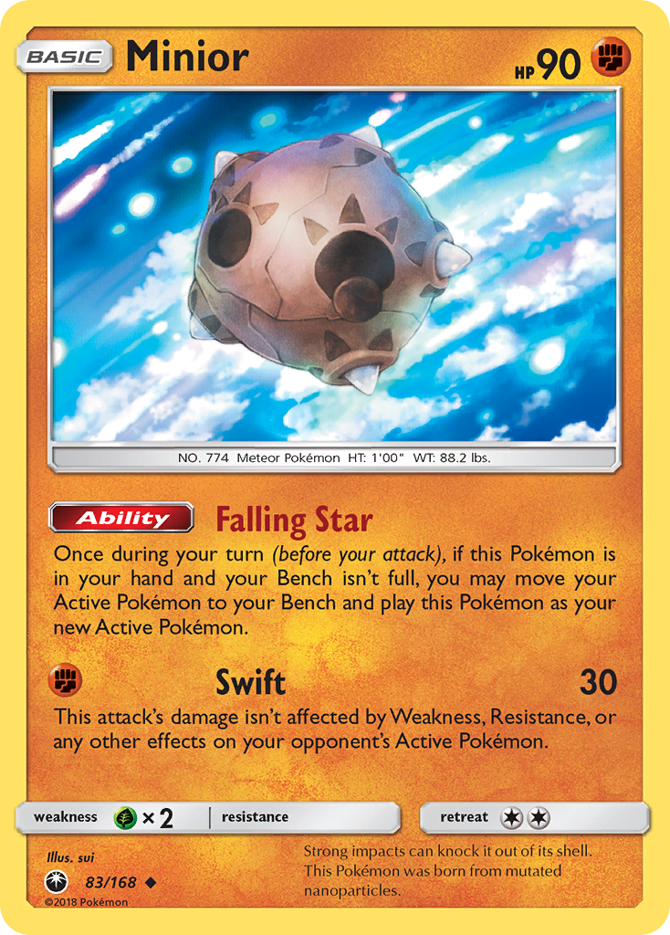 Minior (83/168) [Sun & Moon: Celestial Storm] | Amazing Games TCG