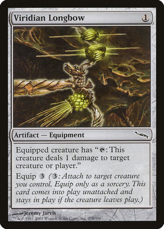 Viridian Longbow [Mirrodin] | Amazing Games TCG