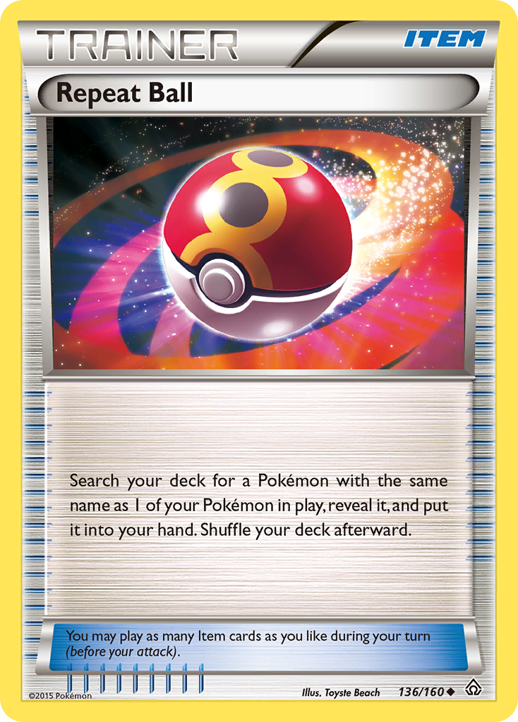 Repeat Ball (136/160) [XY: Primal Clash] | Amazing Games TCG