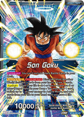 Son Goku // Son Goku, Another World Fighter (BT18-030) [Dawn of the Z-Legends Prerelease Promos] | Amazing Games TCG