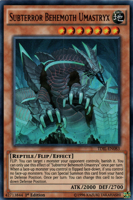 Subterror Behemoth Umastryx [TDIL-EN083] Ultra Rare | Amazing Games TCG
