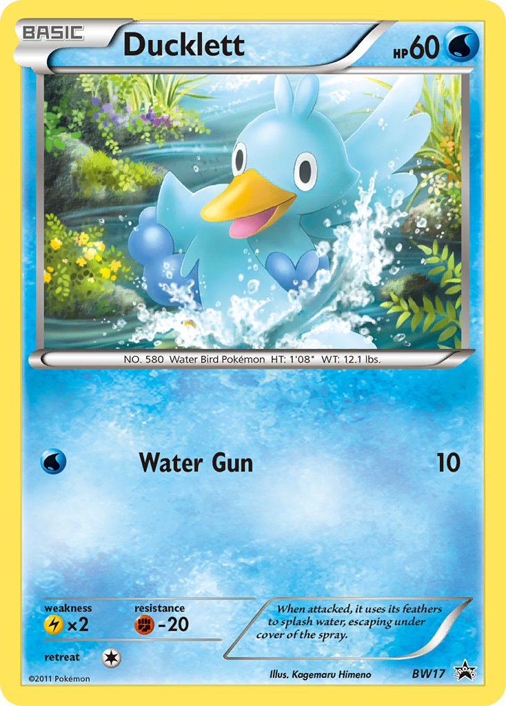 Ducklett (BW17) [Black & White: Black Star Promos] | Amazing Games TCG