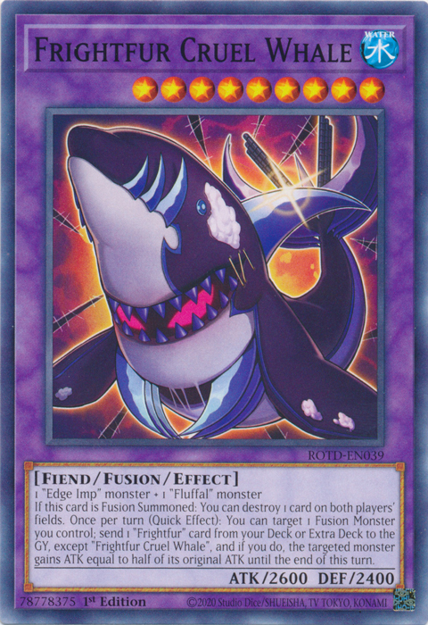 Frightfur Cruel Whale [ROTD-EN039] Common | Amazing Games TCG