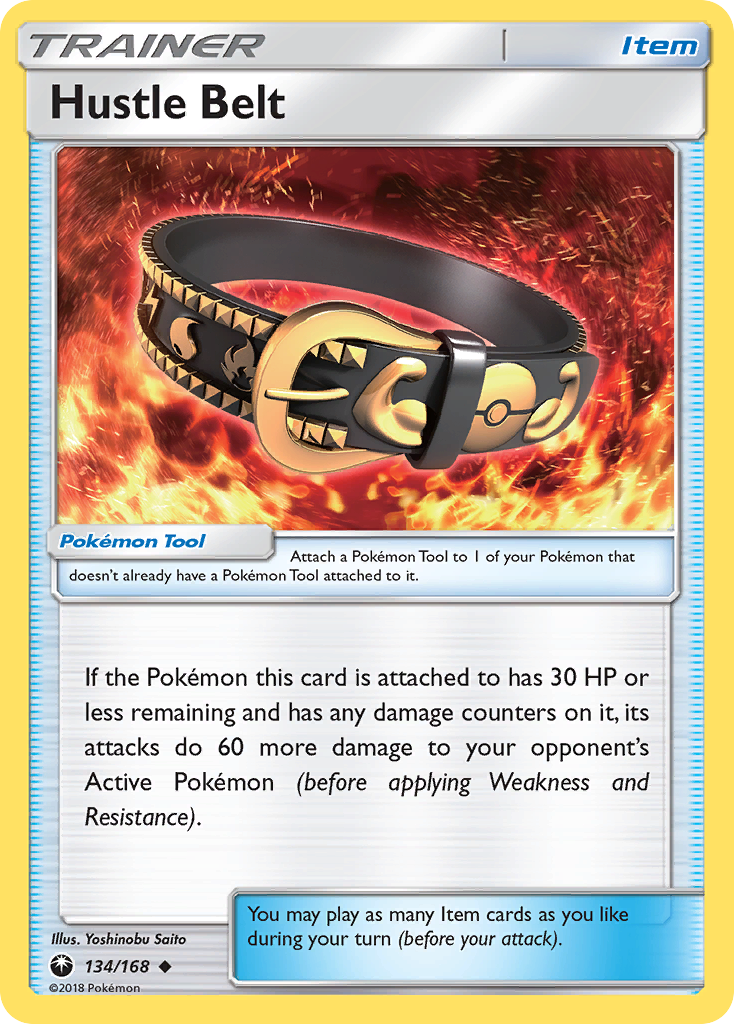 Hustle Belt (134/168) [Sun & Moon: Celestial Storm] | Amazing Games TCG