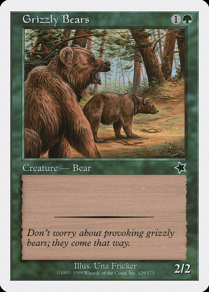 Grizzly Bears [Starter 1999] | Amazing Games TCG