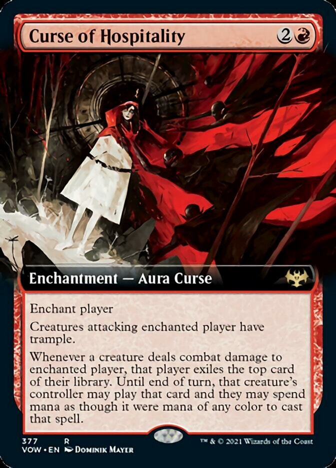 Curse of Hospitality (Extended) [Innistrad: Crimson Vow] | Amazing Games TCG