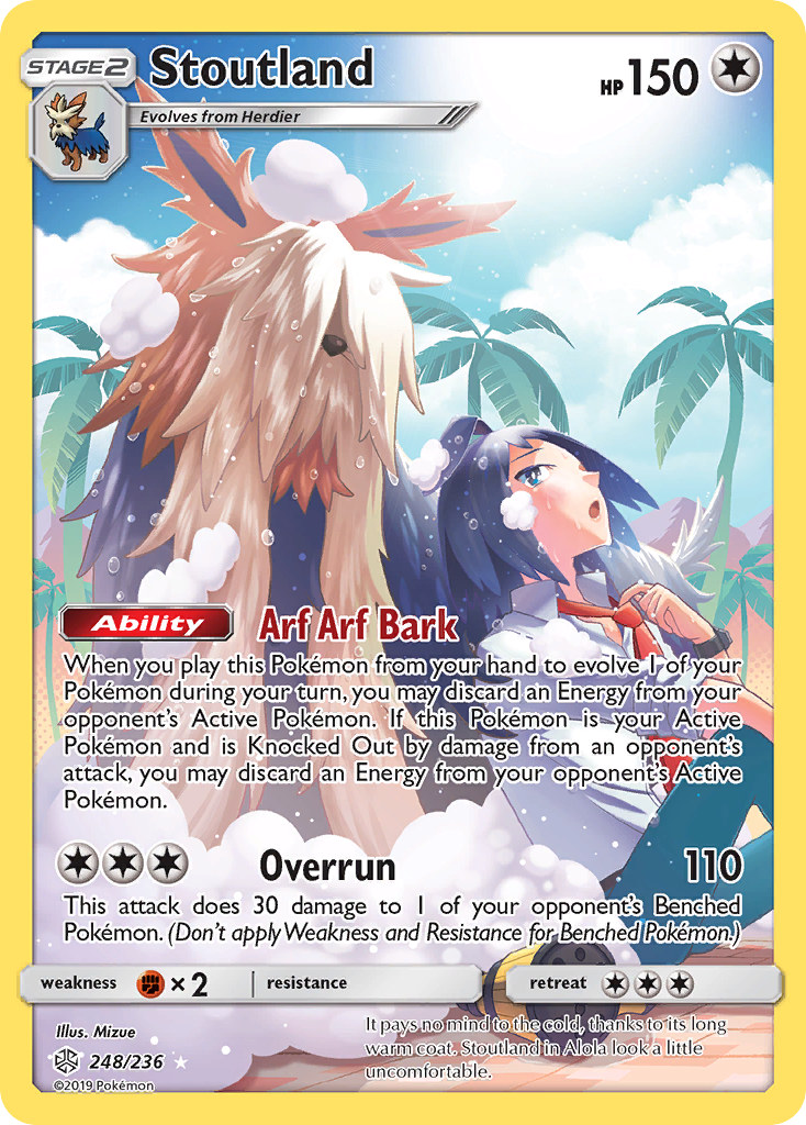 Stoutland (248/236) [Sun & Moon: Cosmic Eclipse] | Amazing Games TCG