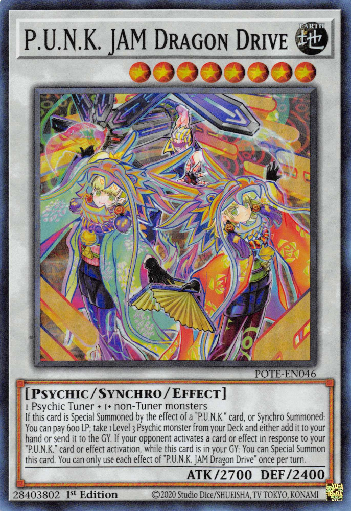 P.U.N.K. JAM Dragon Drive [POTE-EN046] Super Rare | Amazing Games TCG