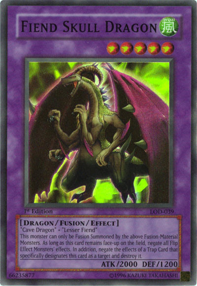 Fiend Skull Dragon [LOD-039] Super Rare | Amazing Games TCG