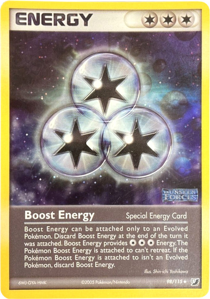 Boost Energy (98/115) (Stamped) [EX: Unseen Forces] | Amazing Games TCG