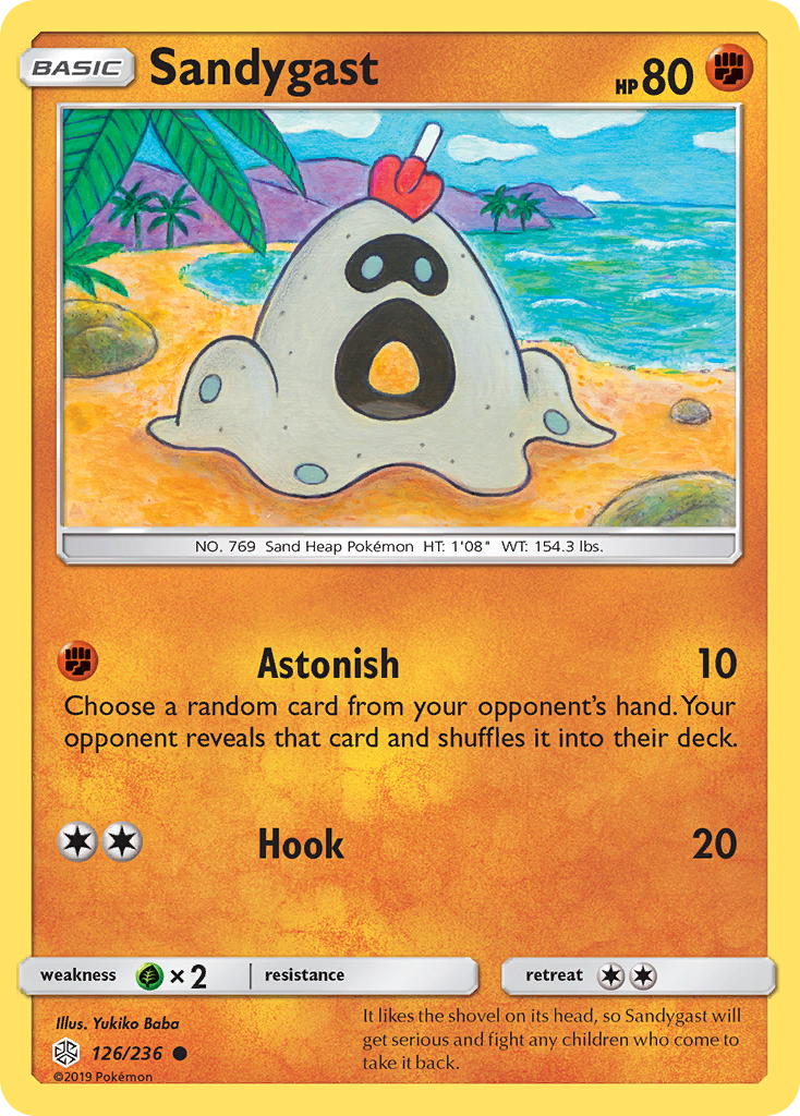 Sandygast (126/236) [Sun & Moon: Cosmic Eclipse] | Amazing Games TCG