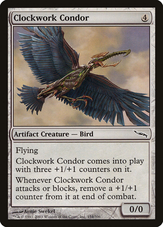 Clockwork Condor [Mirrodin] | Amazing Games TCG
