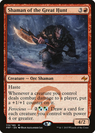 Shaman of the Great Hunt [Fate Reforged] | Amazing Games TCG