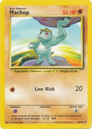 Machop (52/102) [Base Set Unlimited] | Amazing Games TCG