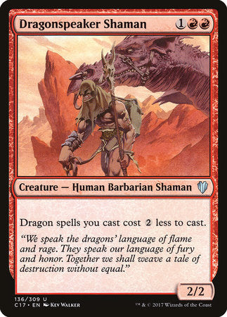 Dragonspeaker Shaman [Commander 2017] | Amazing Games TCG