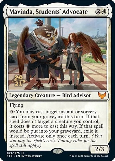 Mavinda, Students' Advocate [Strixhaven: School of Mages Prerelease Promos] | Amazing Games TCG