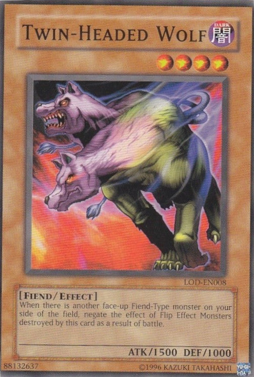 Twin-Headed Wolf [LOD-EN008] Common | Amazing Games TCG