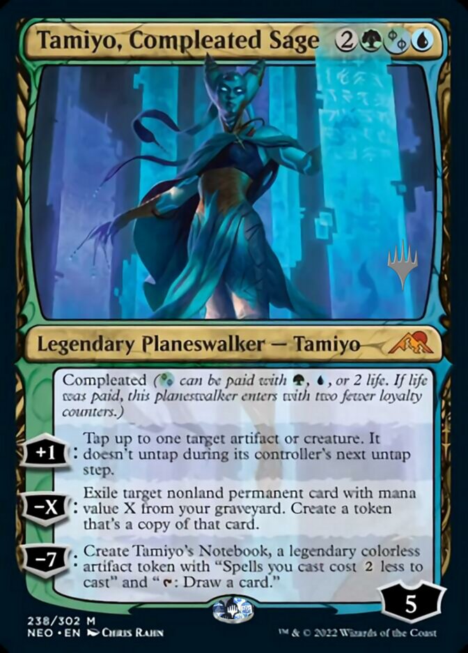 Tamiyo, Compleated Sage (Promo Pack) [Kamigawa: Neon Dynasty Promos] | Amazing Games TCG