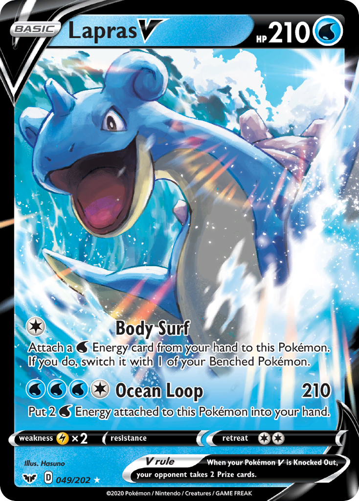 Lapras V (049/202) [Sword & Shield: Base Set] | Amazing Games TCG