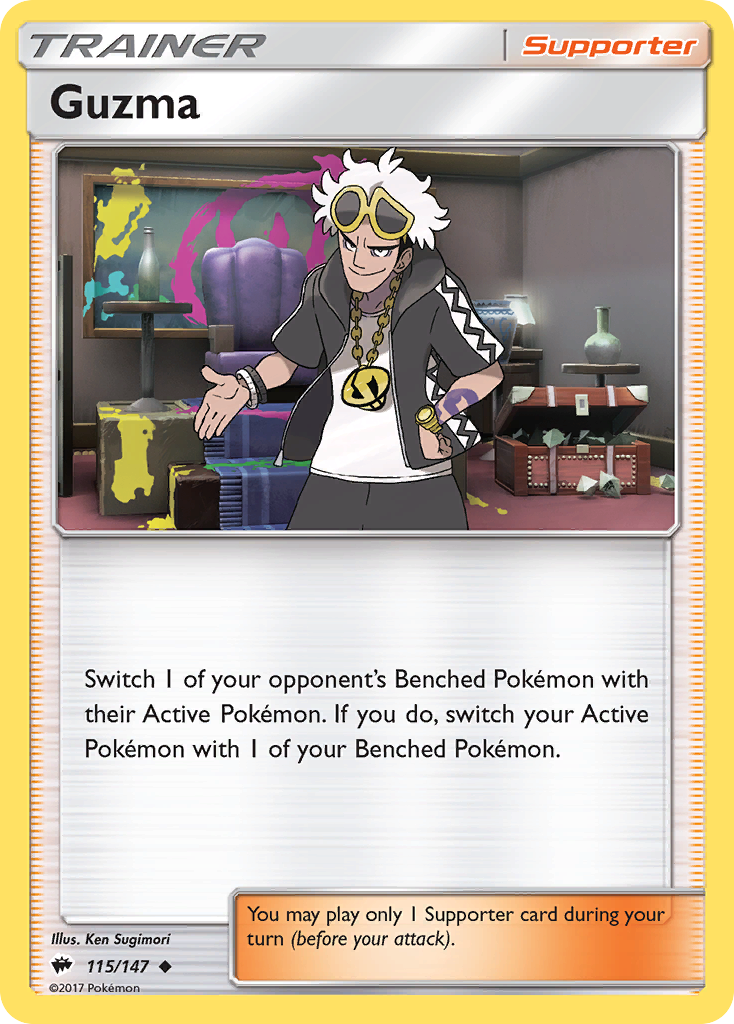 Guzma (115/147) [Sun & Moon: Burning Shadows] | Amazing Games TCG