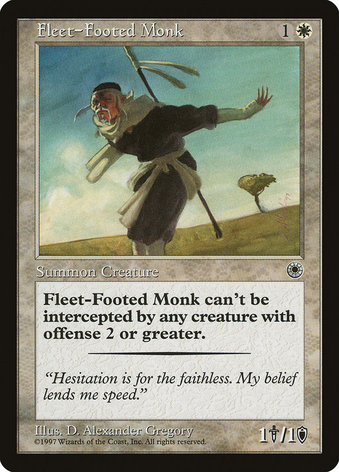 Fleet-Footed Monk [Portal] | Amazing Games TCG