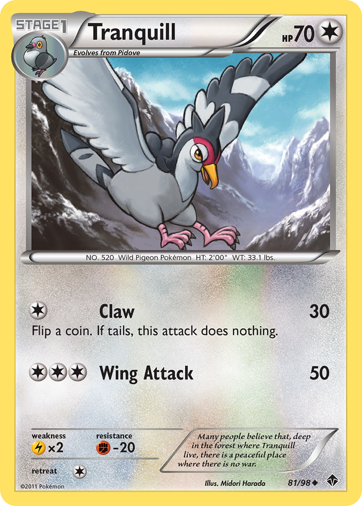 Tranquill (81/98) [Black & White: Emerging Powers] | Amazing Games TCG