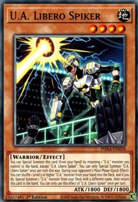 U.A. Libero Spiker [PHRA-EN018] Common | Amazing Games TCG