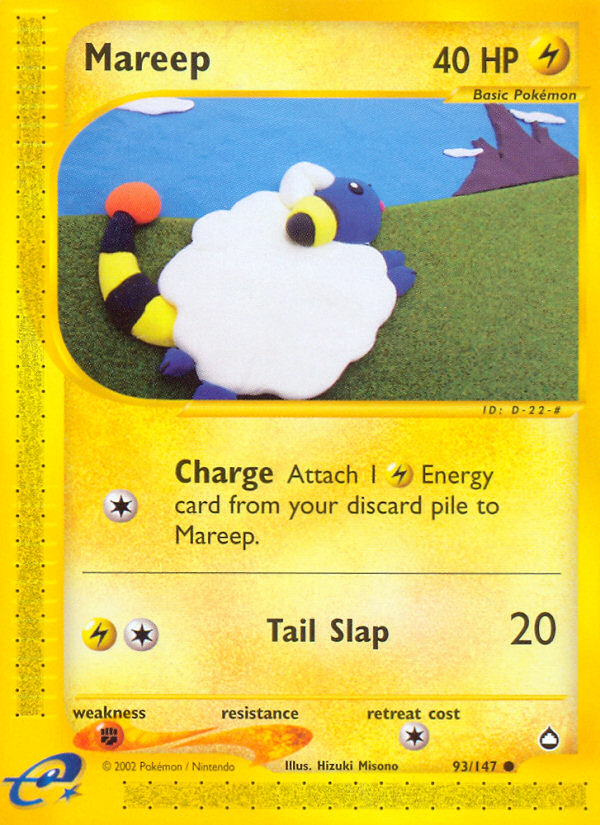 Mareep (93/147) [Aquapolis] | Amazing Games TCG