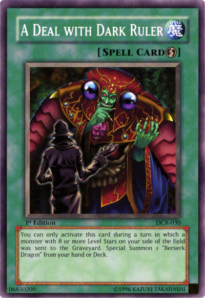 A Deal with Dark Ruler [DCR-030] Common | Amazing Games TCG