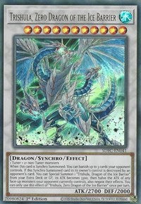 Trishula, Zero Dragon of the Ice Barrier [SDFC-EN041] Ultra Rare | Amazing Games TCG