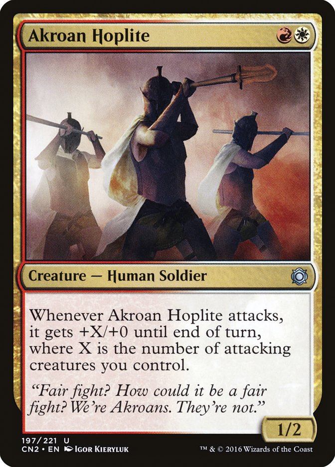Akroan Hoplite [Conspiracy: Take the Crown] | Amazing Games TCG