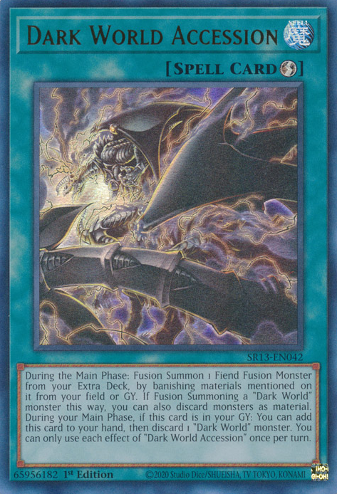 Dark World Accession [SR13-EN042] Ultra Rare | Amazing Games TCG