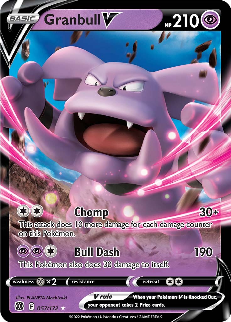 Granbull V (057/172) [Sword & Shield: Brilliant Stars] | Amazing Games TCG