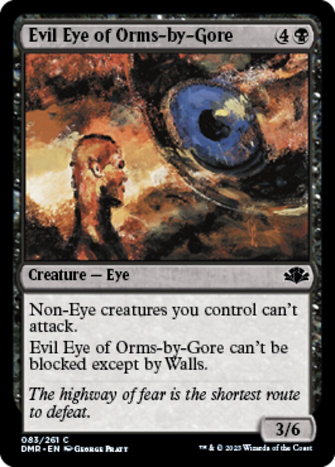 Evil Eye of Orms-by-Gore [Dominaria Remastered] | Amazing Games TCG