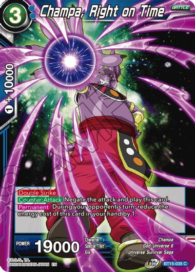 Champa, Right on Time [BT15-035] | Amazing Games TCG