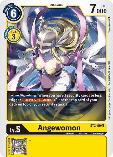 Angewomon [ST3-09] [Starter Deck: Heaven's Yellow] | Amazing Games TCG