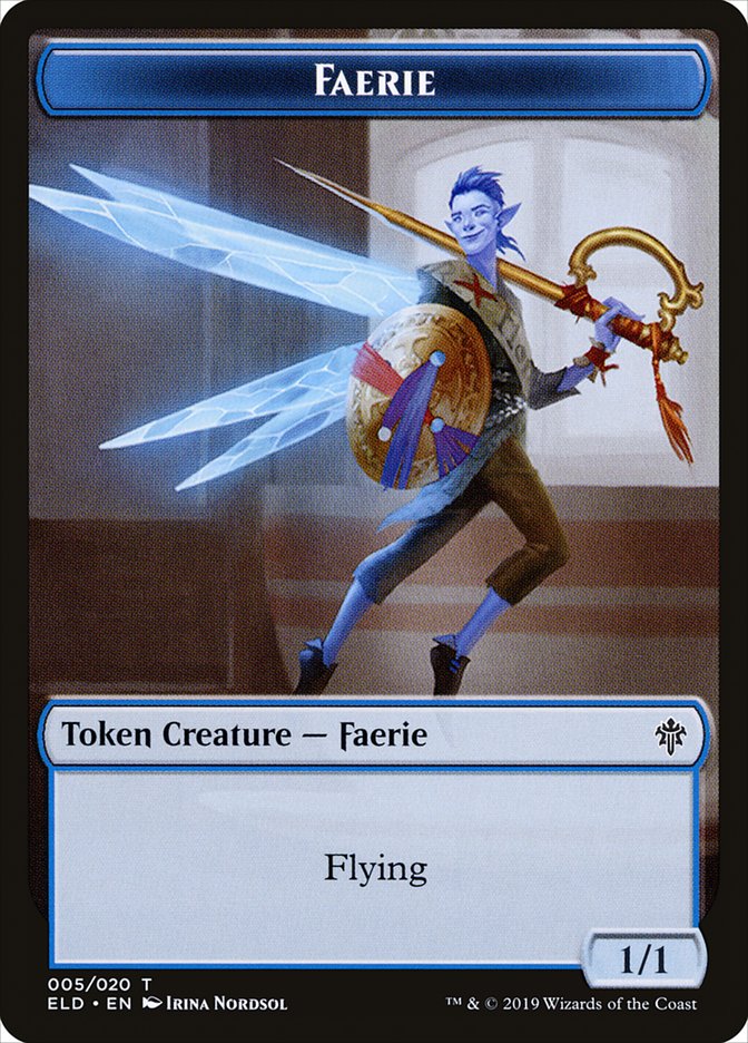 Faerie [Throne of Eldraine Tokens] | Amazing Games TCG