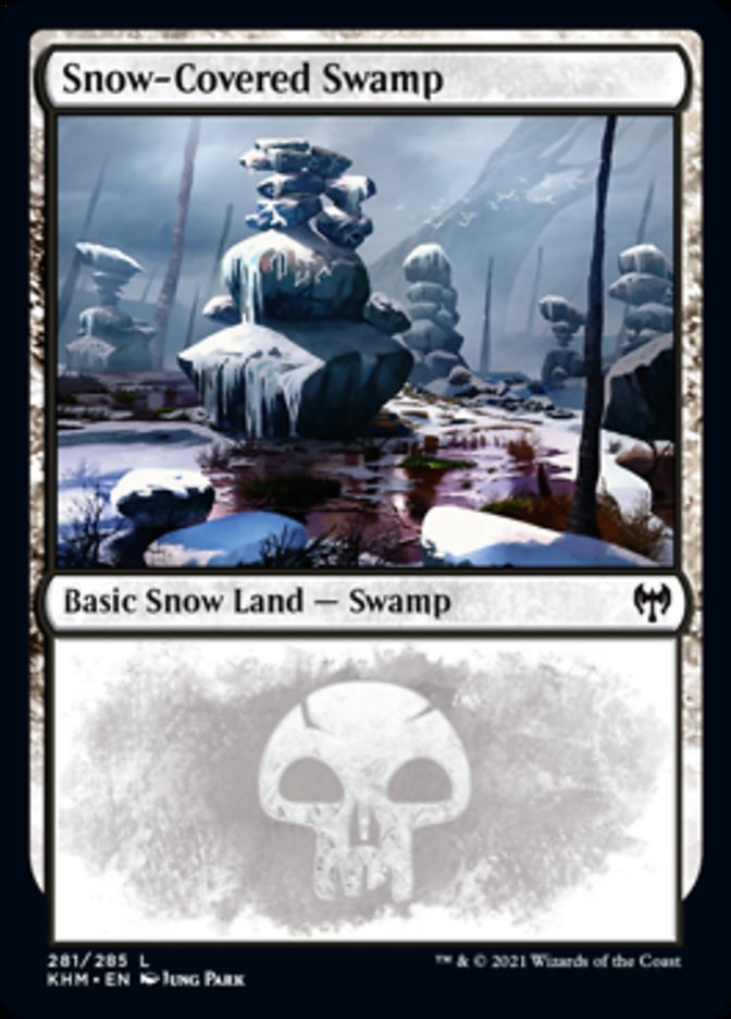 Snow-Covered Swamp (281) [Kaldheim] | Amazing Games TCG
