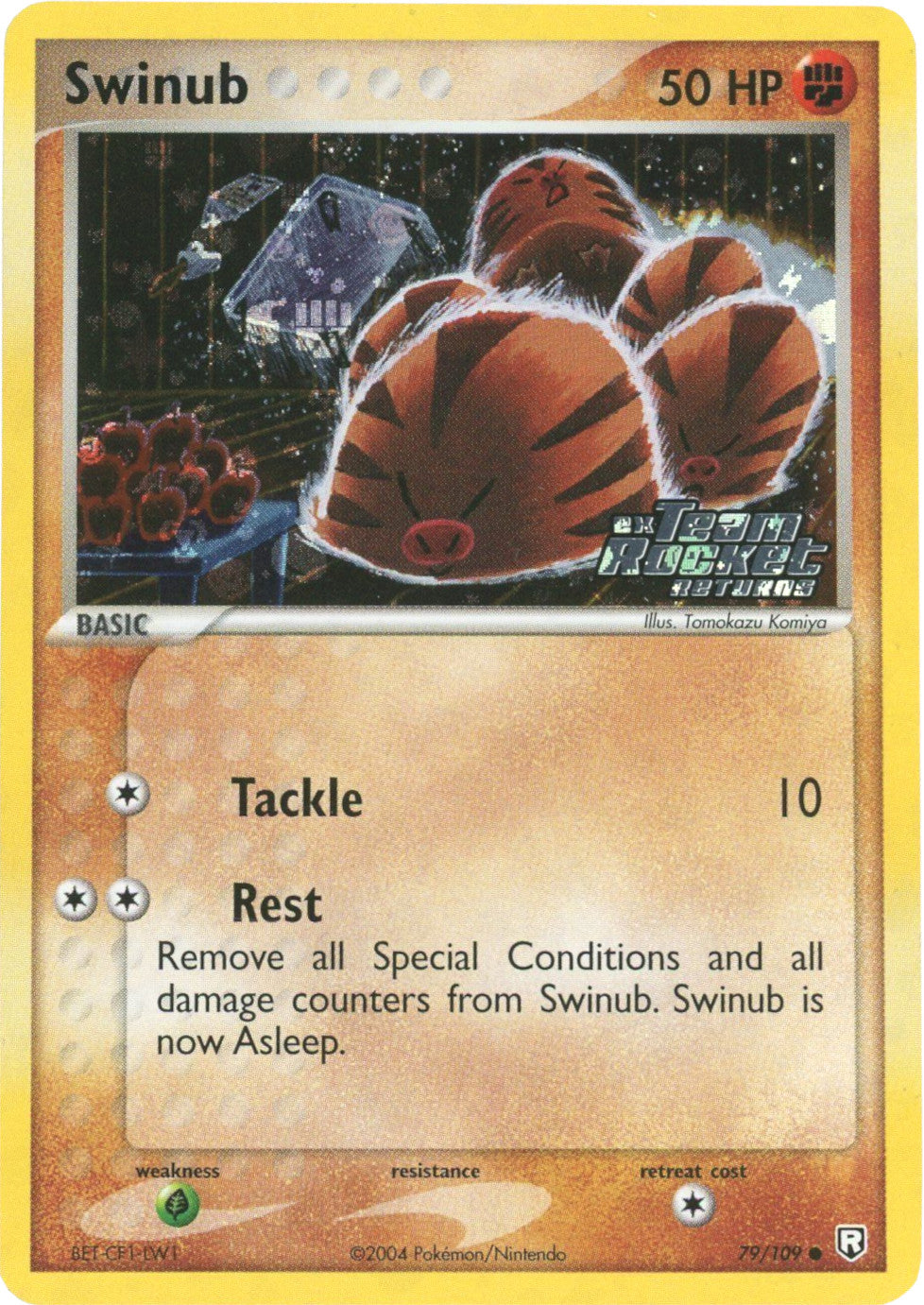 Swinub (79/109) (Stamped) [EX: Team Rocket Returns] | Amazing Games TCG