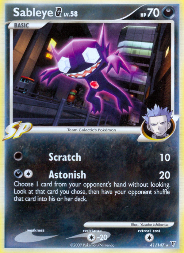 Sableye G (41/147) [Platinum: Supreme Victors] | Amazing Games TCG