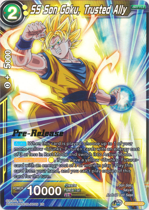 SS Son Goku, Trusted Ally (BT13-095) [Supreme Rivalry Prerelease Promos] | Amazing Games TCG