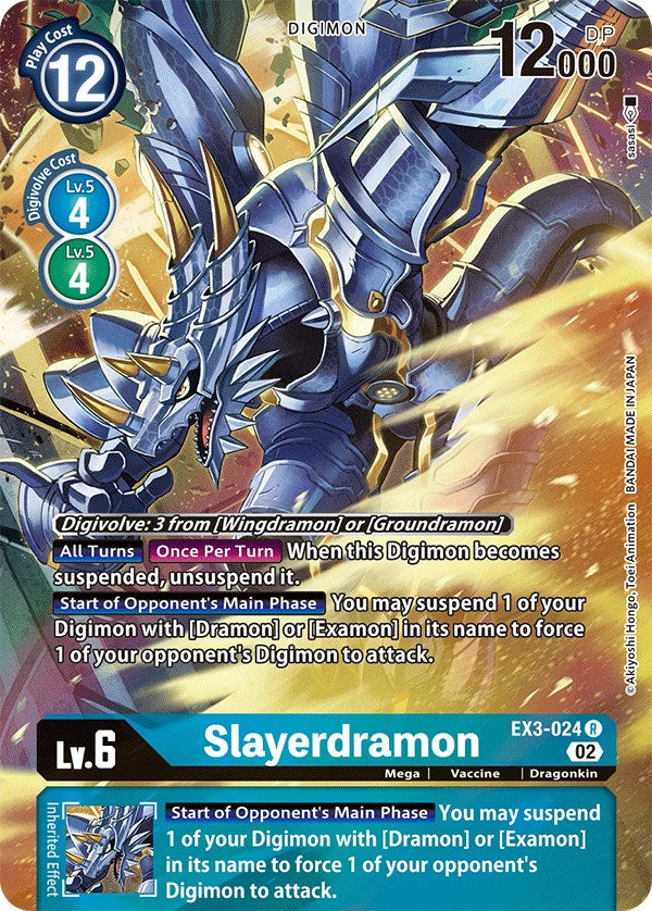 Slayerdramon [EX3-024] (Alternate Art) [Draconic Roar] | Amazing Games TCG