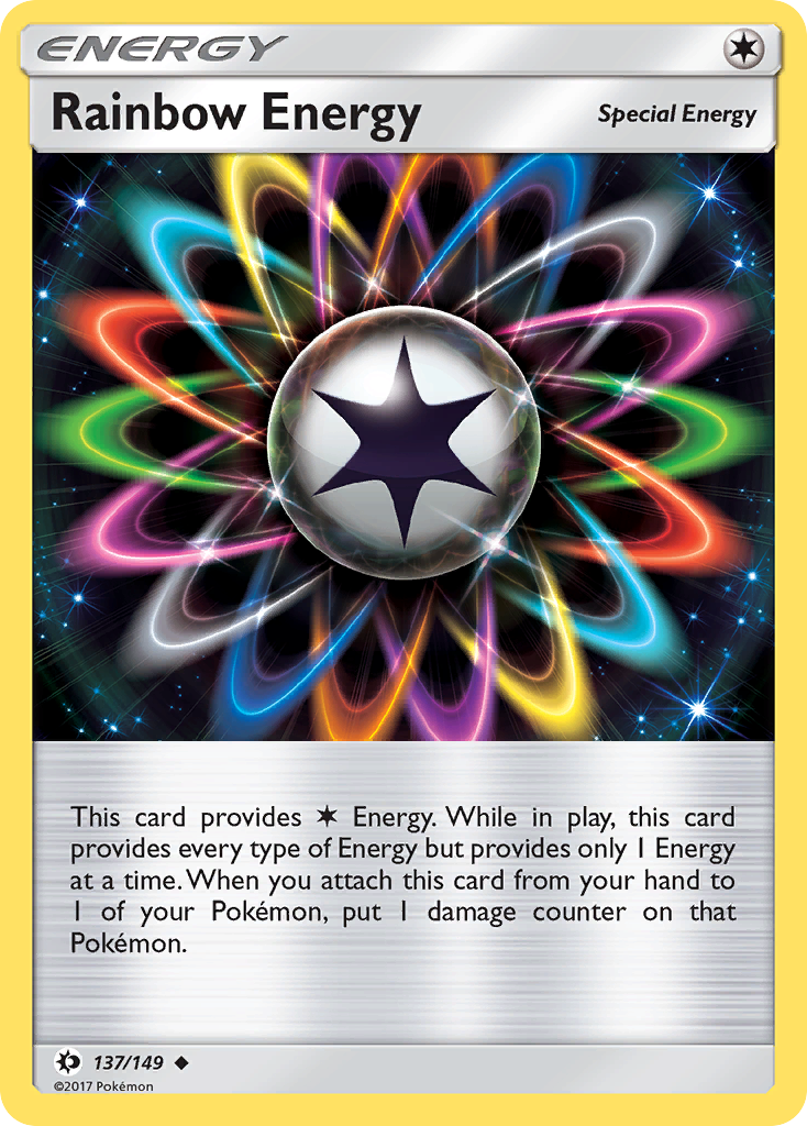 Rainbow Energy (137/149) [Sun & Moon: Base Set] | Amazing Games TCG